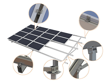 Из какого материала изготовлен кронштейн солнечной панели?